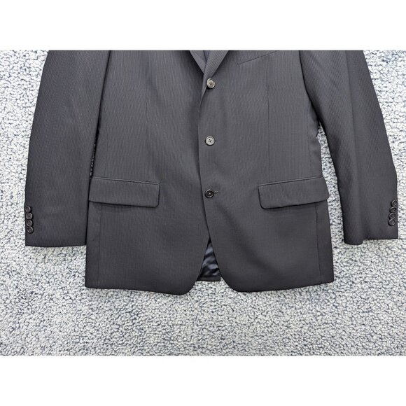 NWT VTG Brooks Brothers Blazer Mens 40R 100% Wool 3 Button USA Made Pinstripe - Picture 4 of 13